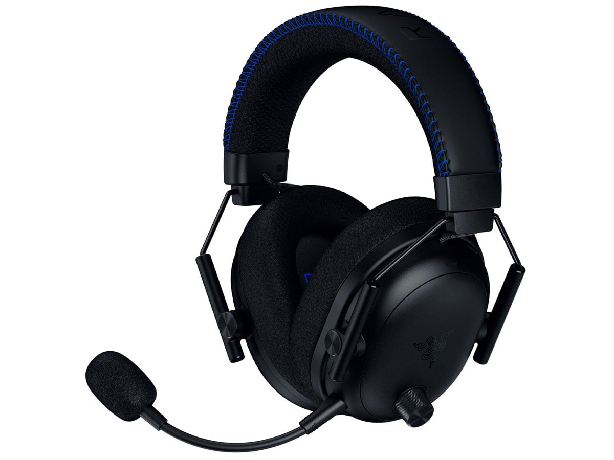 Zestaw słuchawkowy Razer BlackShark V3 Pro for PlayStation Black - Widok od przodu pod kątem