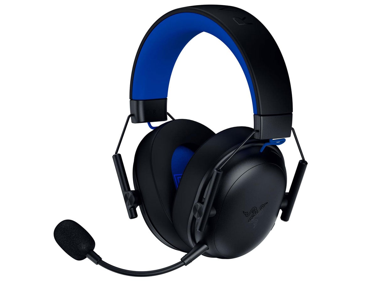 Zestaw słuchawkowy Razer BlackShark V3 X Hyperspeed for PlayStation Black - Widok od przodu pod kątem