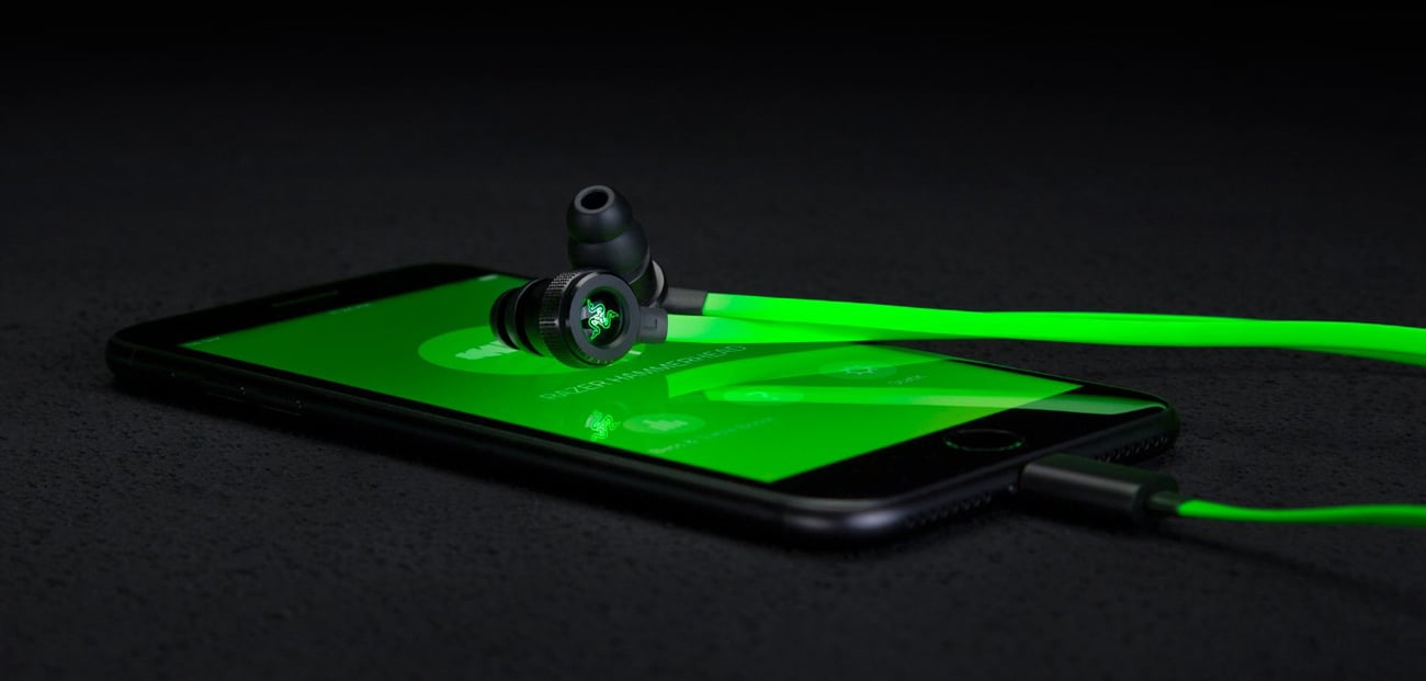 Razer Hammerhead Lightning iOS aplikacja podświetlenie