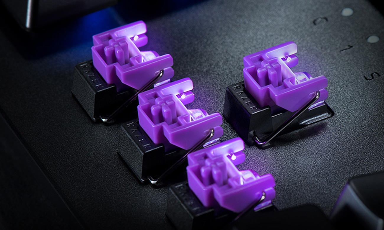 Razer Huntsman Mercury Przełączniki