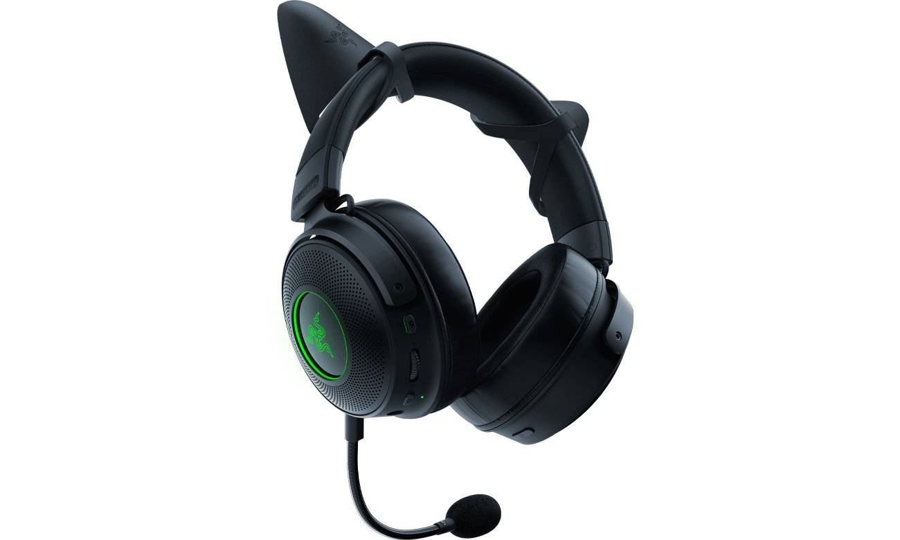 Ohren für das Razer Kitty Ears V2 Black Headset - Hohe Kompatibilität und einfache Montage