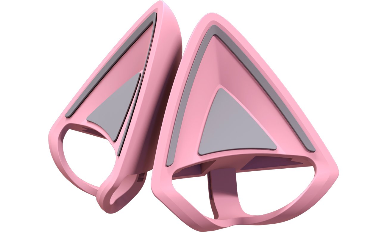Uszy do zestawu słuchawkowego Razer Kitty Ears V2 Quartz - Widok ogólny