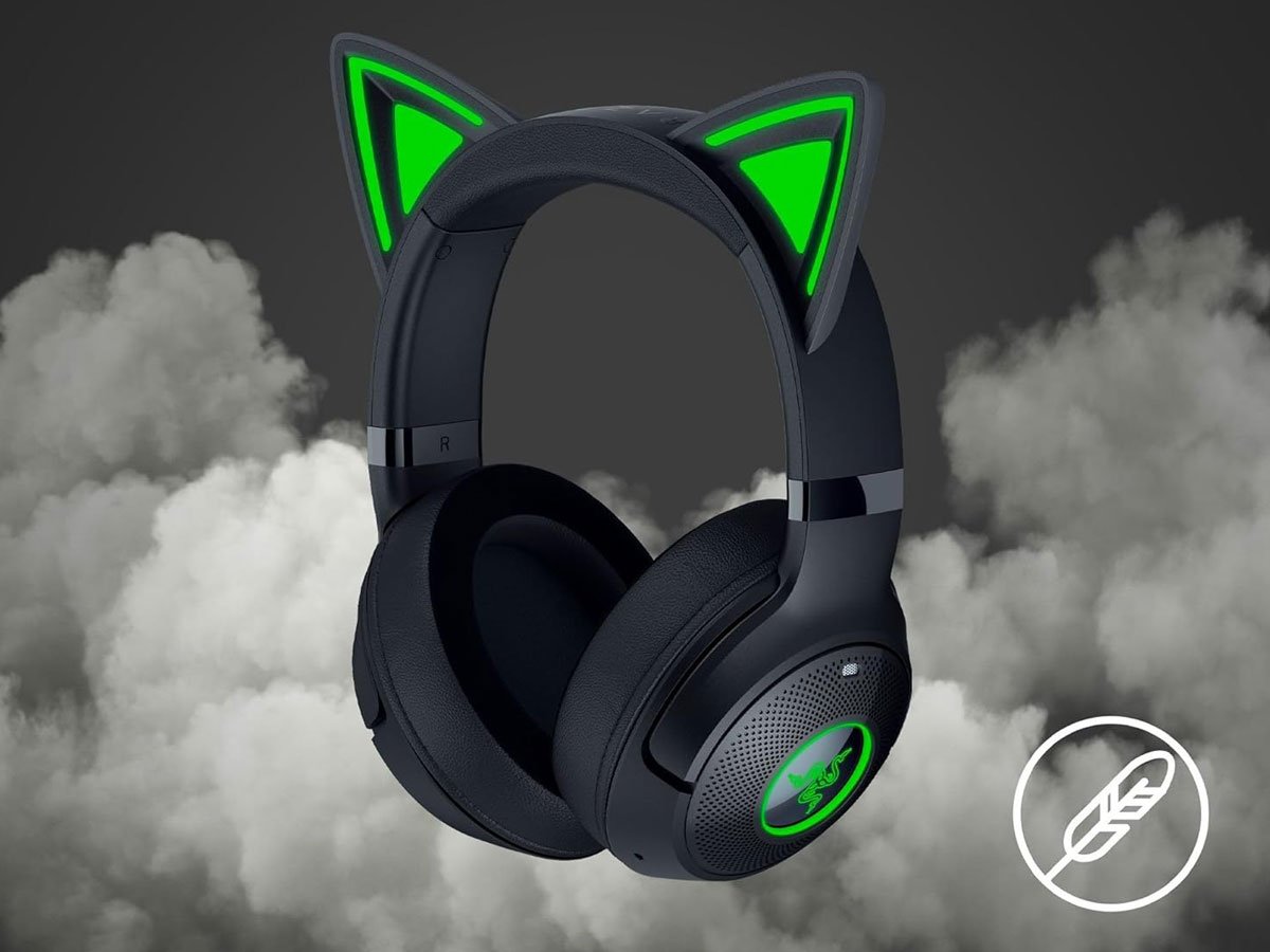 Zestaw słuchawkowy Razer Kraken Kitty V2 BT Black - Z myślą o Twojej wygodzie