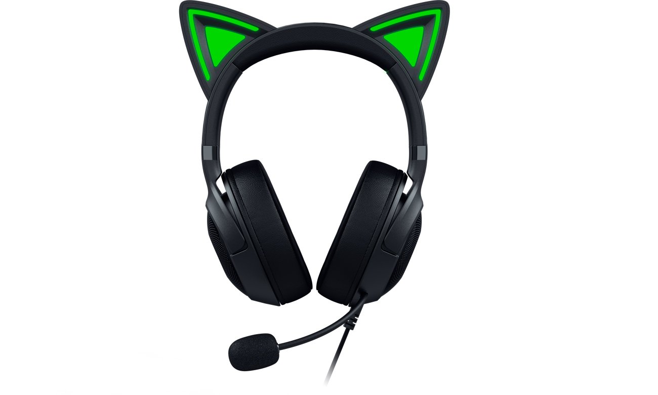 Razer Kraken Kitty V2 Black Headset - Vorderansicht