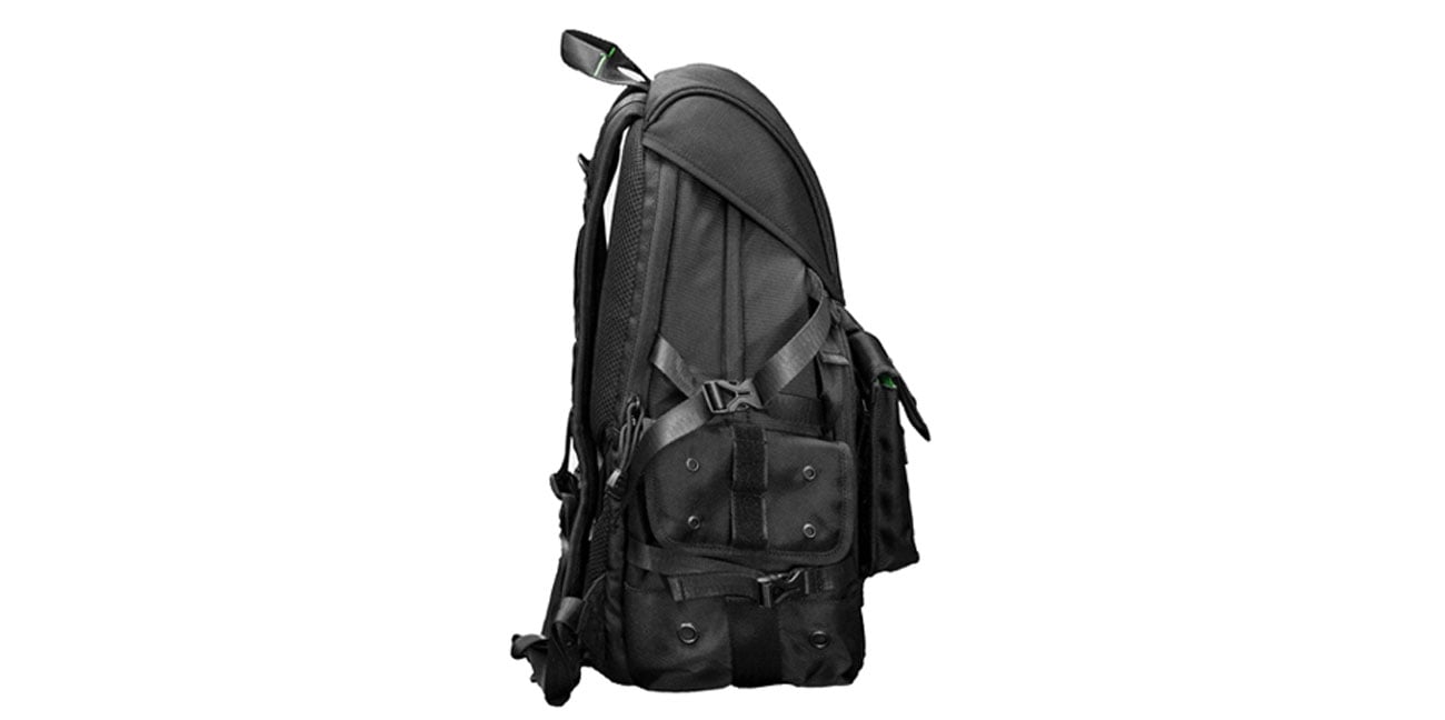Razer Tactical PRO Backpack bezpieczene wnętrze