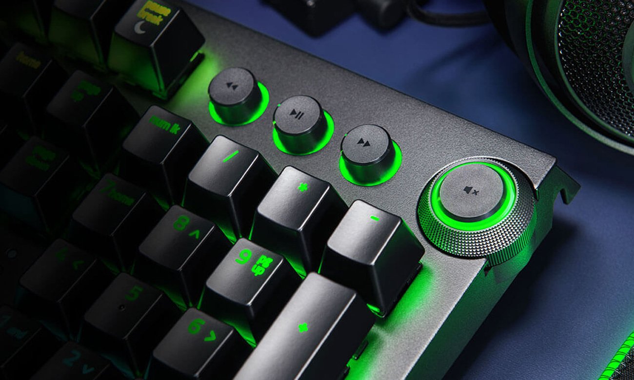 Razer BlackWidow Elite Green Switch Pokrętło Wielofunkcyjne