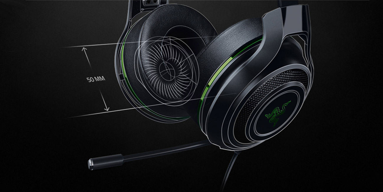Razer ManO’War 7.1 Limited Green Edition przetworniki
