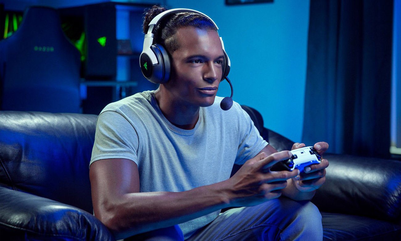 Zestaw słuchawkowy Razer Kaira Pro HyperSpeed PlayStation - Większa imersja dzięki technologii Razer Hypersense