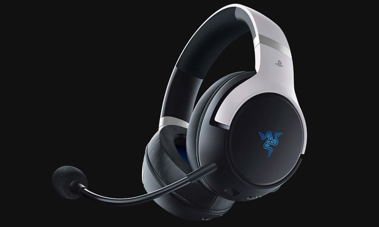 Zestaw słuchawkowy Razer Kaira Pro HyperSpeed PlayStation - Widok od przodu pod kątem