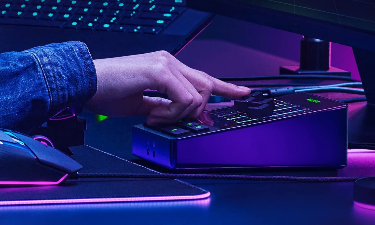 Mikser cyfrowy Razer Audio Mixer - Sterowanie ustawieniami dźwięku dzięki Razer Synapse