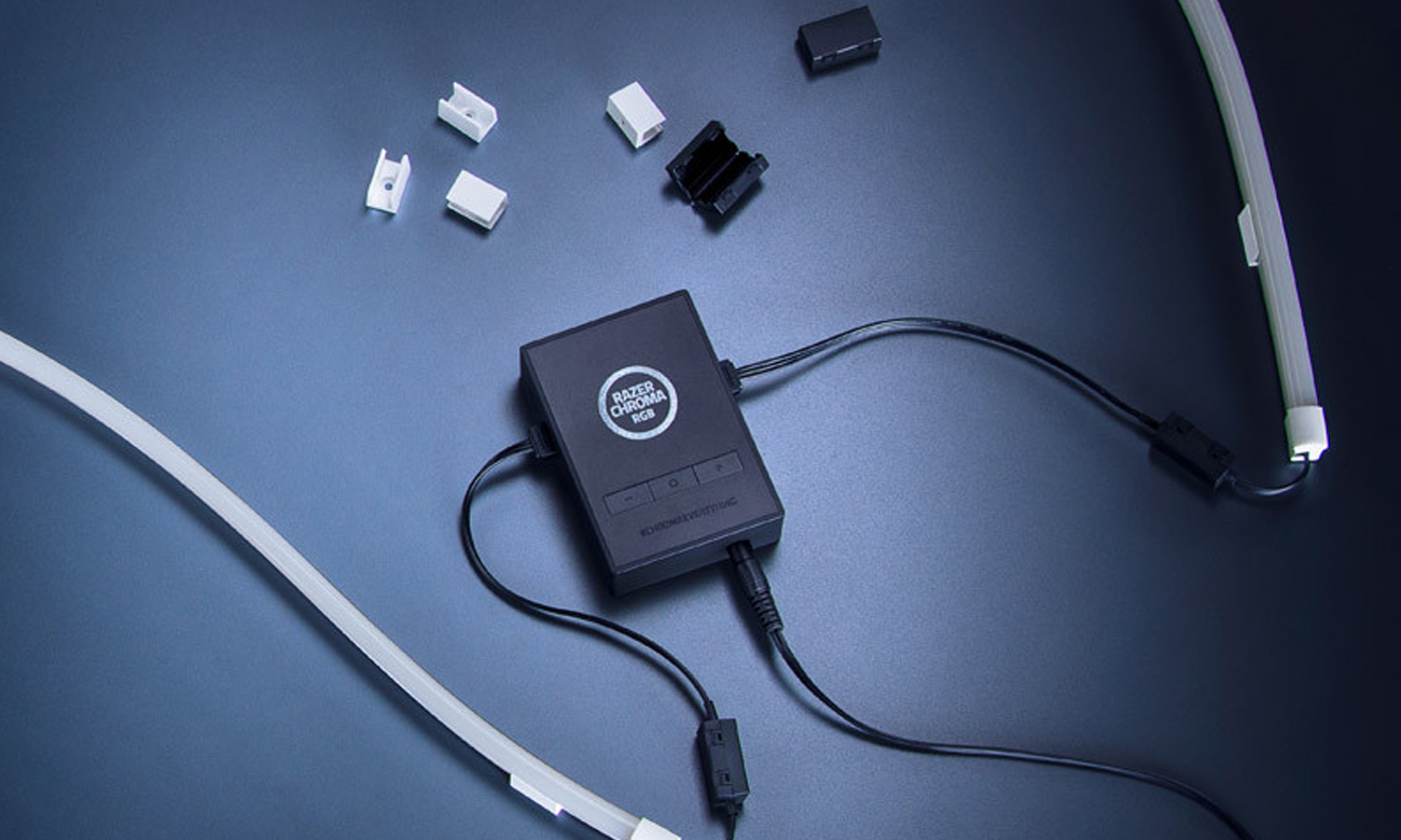 Zestaw oświetlenia Razer RGB 2x 0,5m 1x 1m + kontroler kontroler