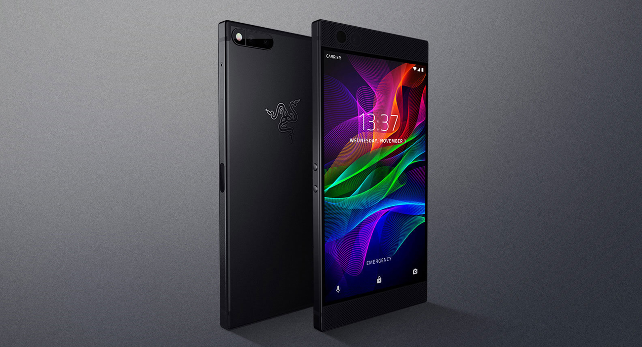 Razer Phone smartfon dla gracza obudowa ze szkła i metalu