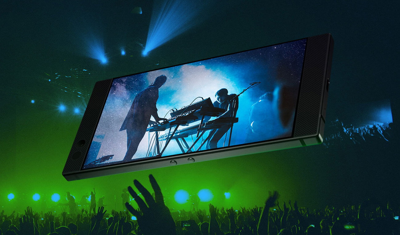 Razer Phone głosniki stereo dolby atmoss thx