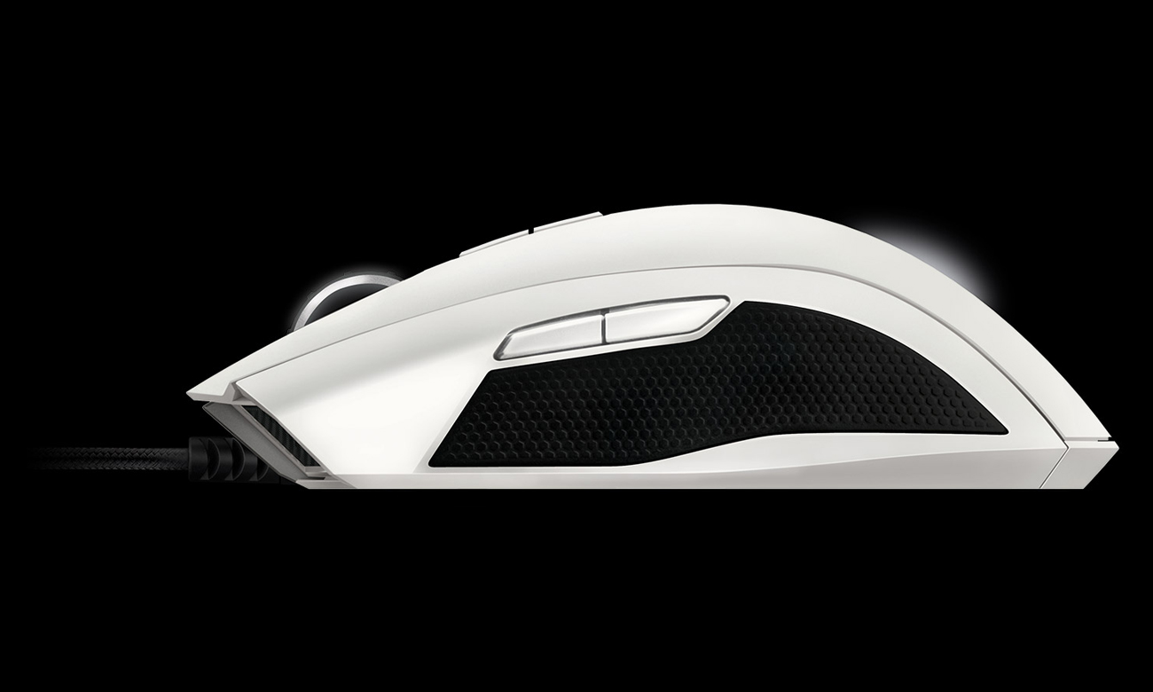 Razer Taipan biała widok z boku