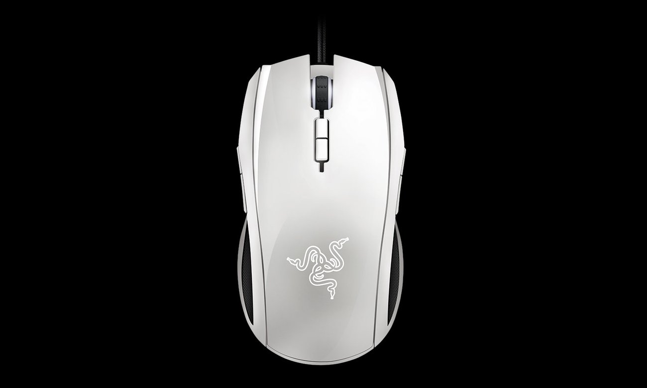 Razer Taipan biała widok od góry