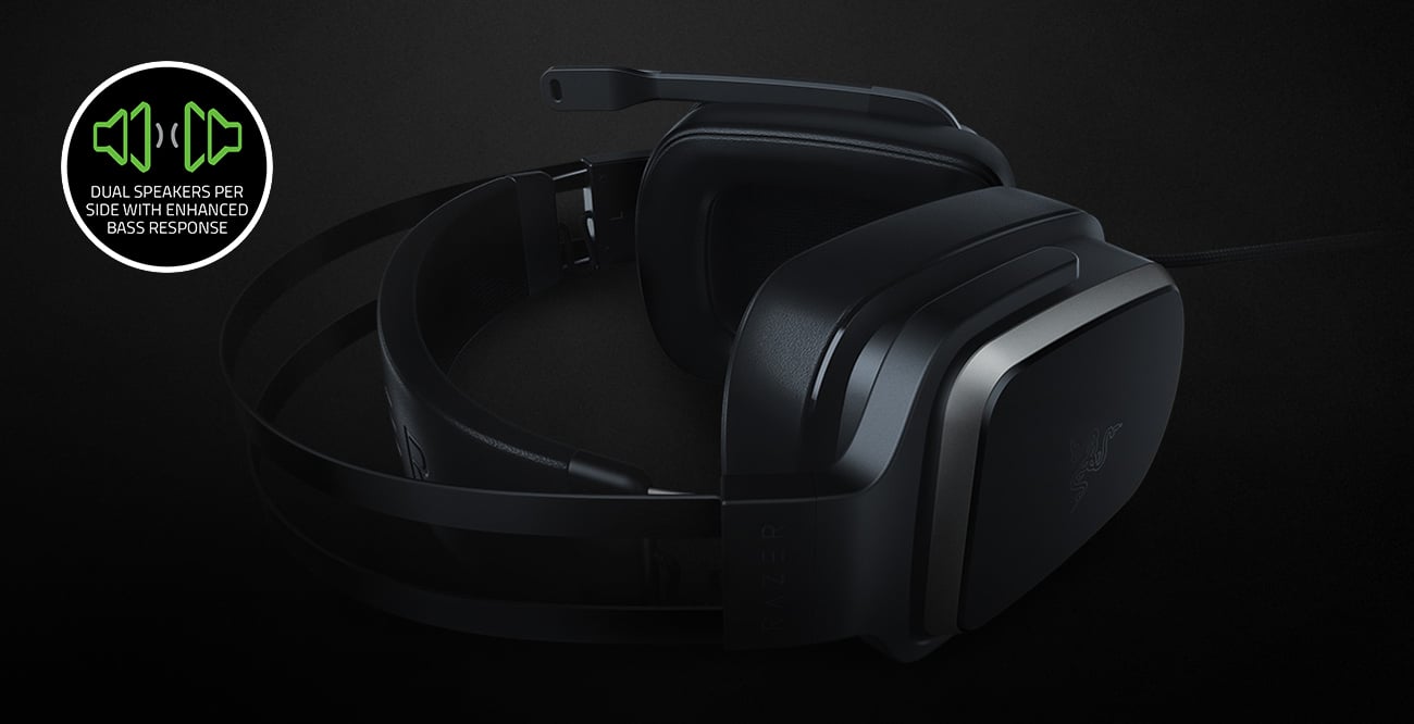 Razer Tiamat 7.1 V2 słuchawki czterema membranami basowymi