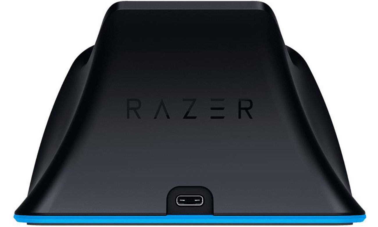 Stacja ładująca Razer Universal Quick Charging Stand PS5 Blue - Widok od tyłu