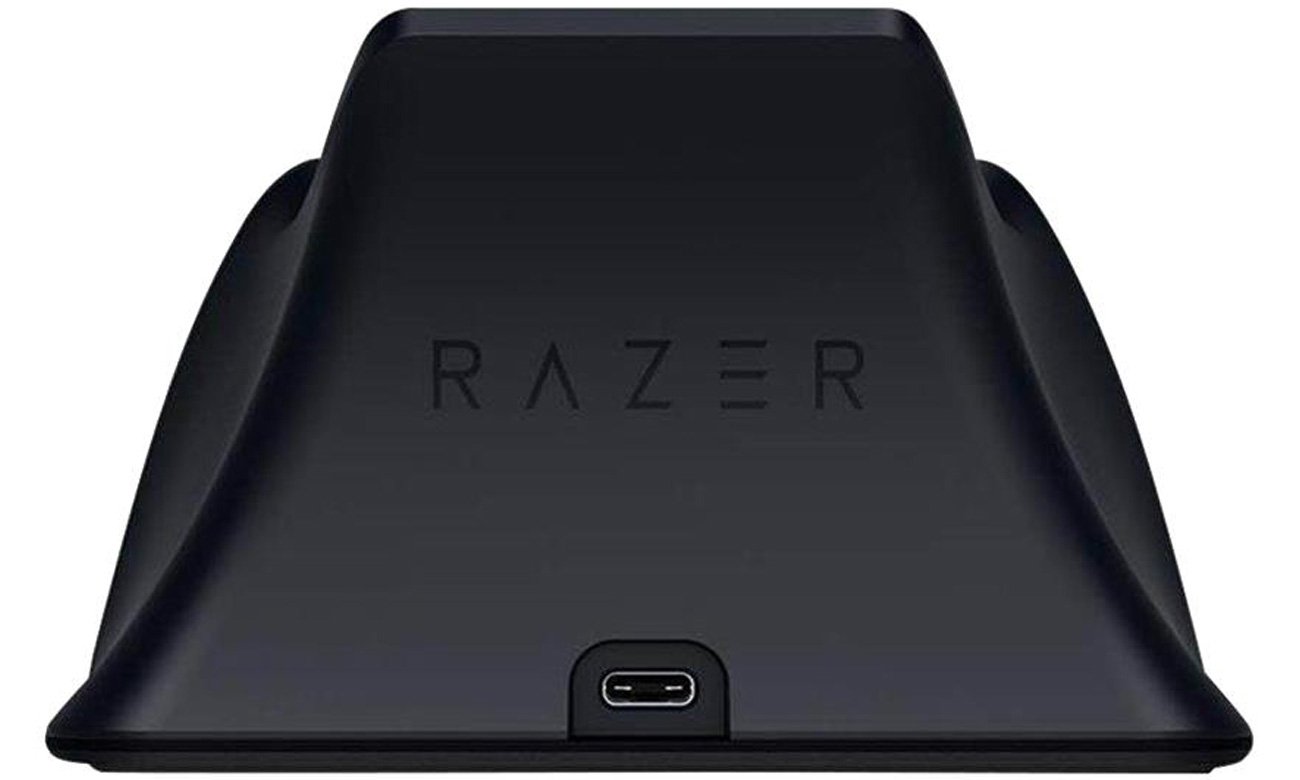 Stacja ładująca Razer Universal Quick Charging Stand PS5 Midnight Black - Widok od tyłu