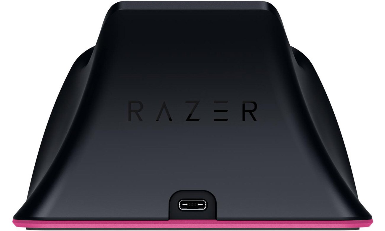 Stacja ładująca Razer Universal Quick Charging Stand PS5 Pink - Widok od tyłu