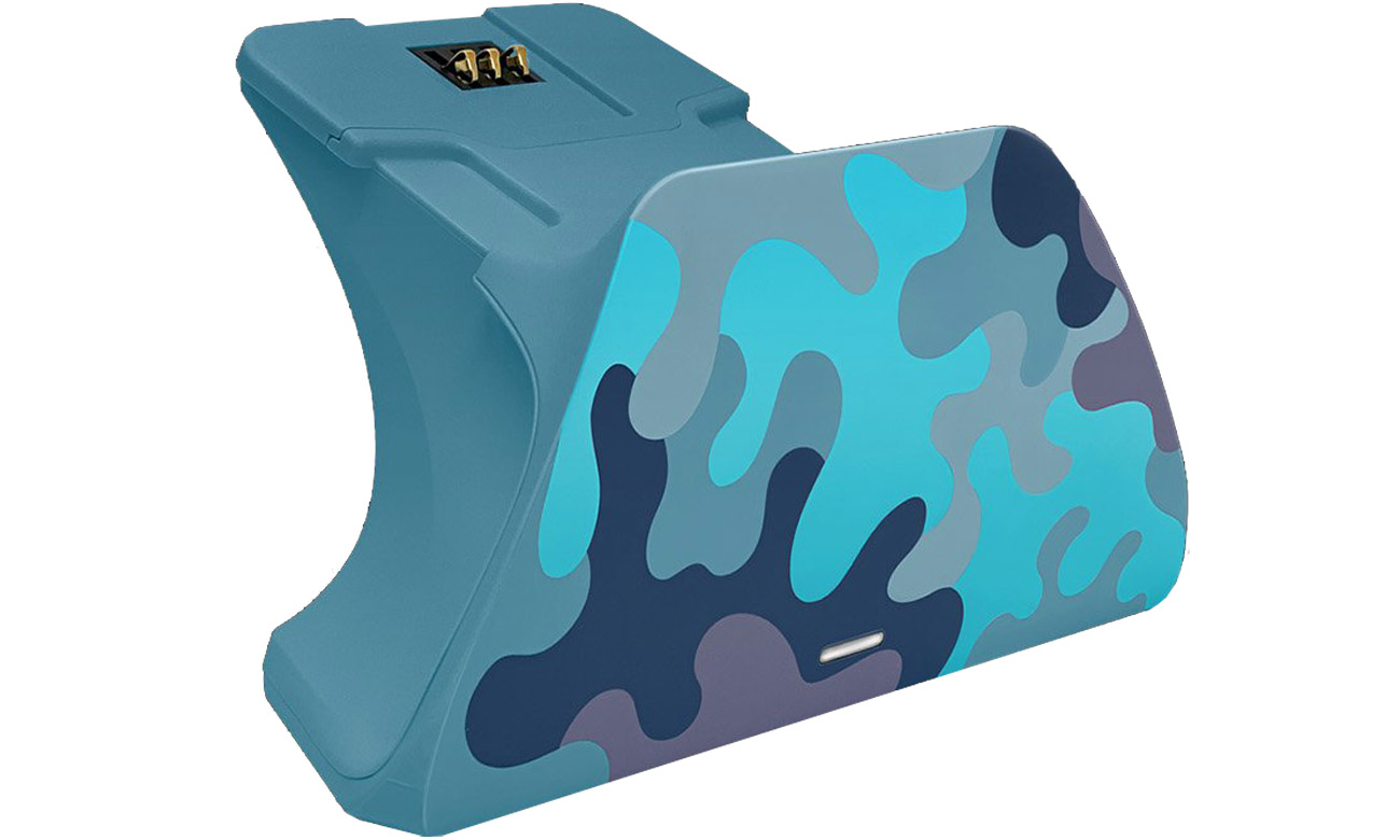 Stacja ładująca Razer Universal Quick Charging Stand Xbox Mineral Camo - Widok od przodu pod kątem