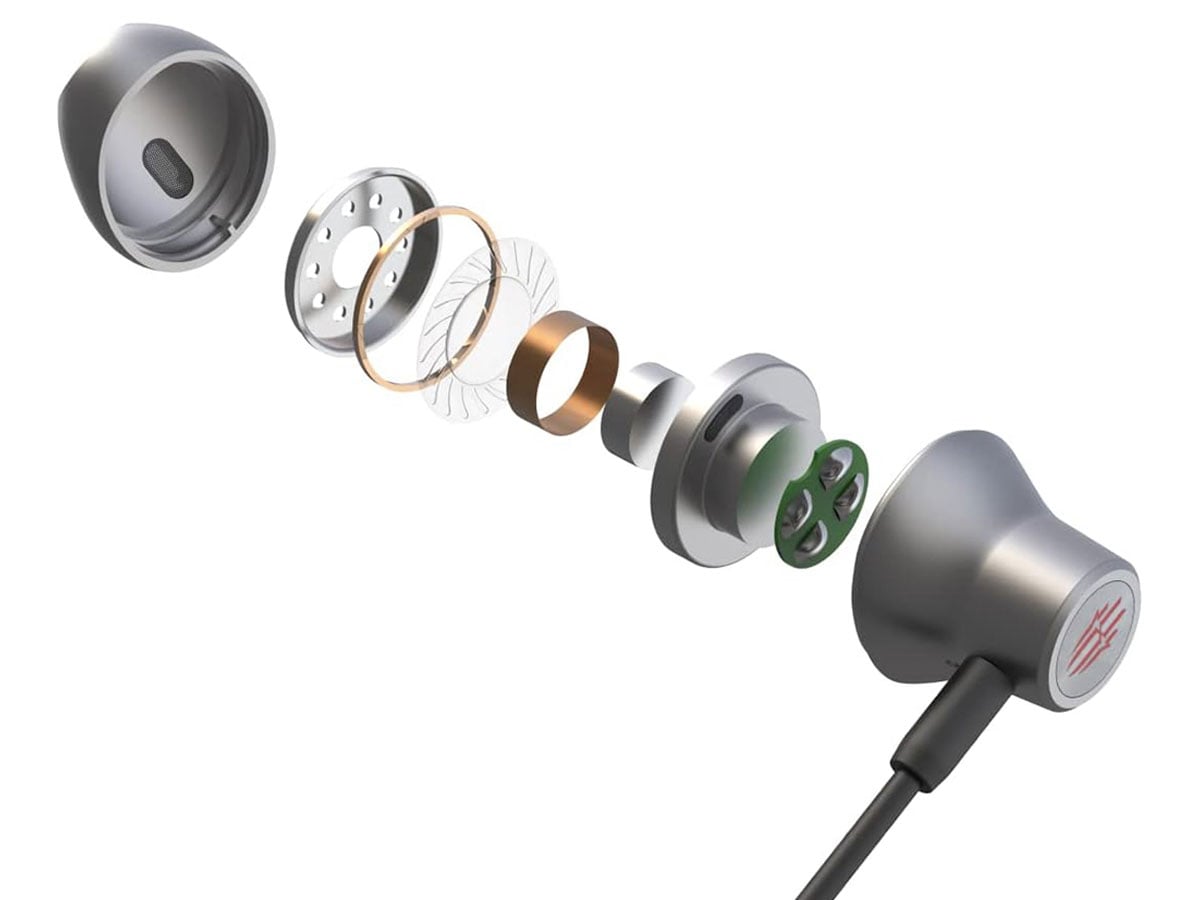 Słuchawki przewodowe Redmagic MagicSound USB-C - Przetwornik 14,2 mm z kompozytową membraną