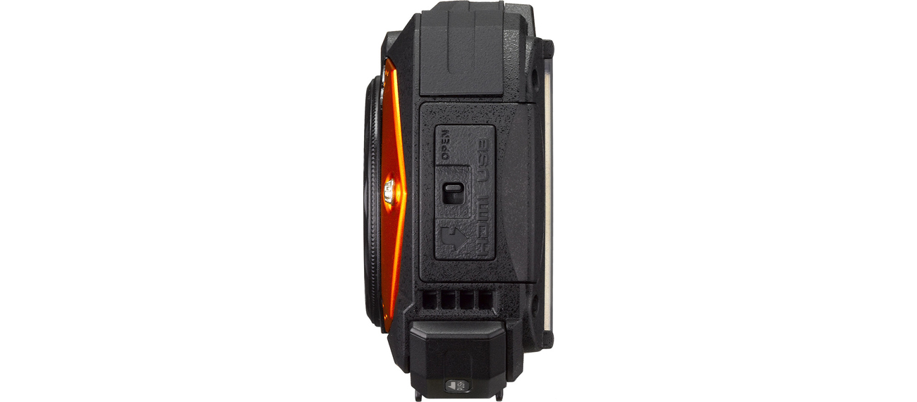 Wytrzymały aparat Ricoh WG-70 pomarańczowy