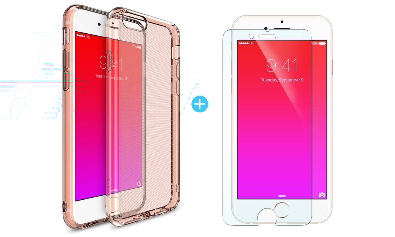 Ringke Air do iPhone 6/6s Crystal View folia w zestawie