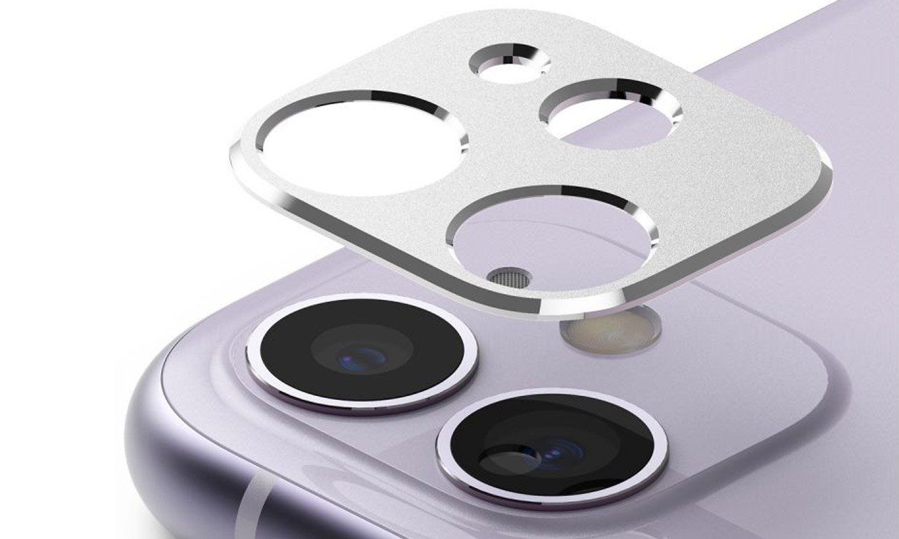 Nakładka Ringke Camera Styling do iPhone 11 Srebrna