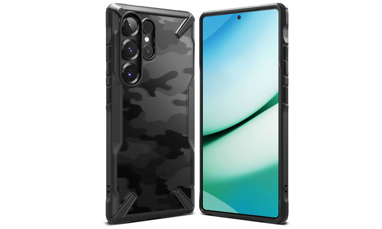 Ringke Fusion X do Samsung Galaxy S25 Ultra Camo Black