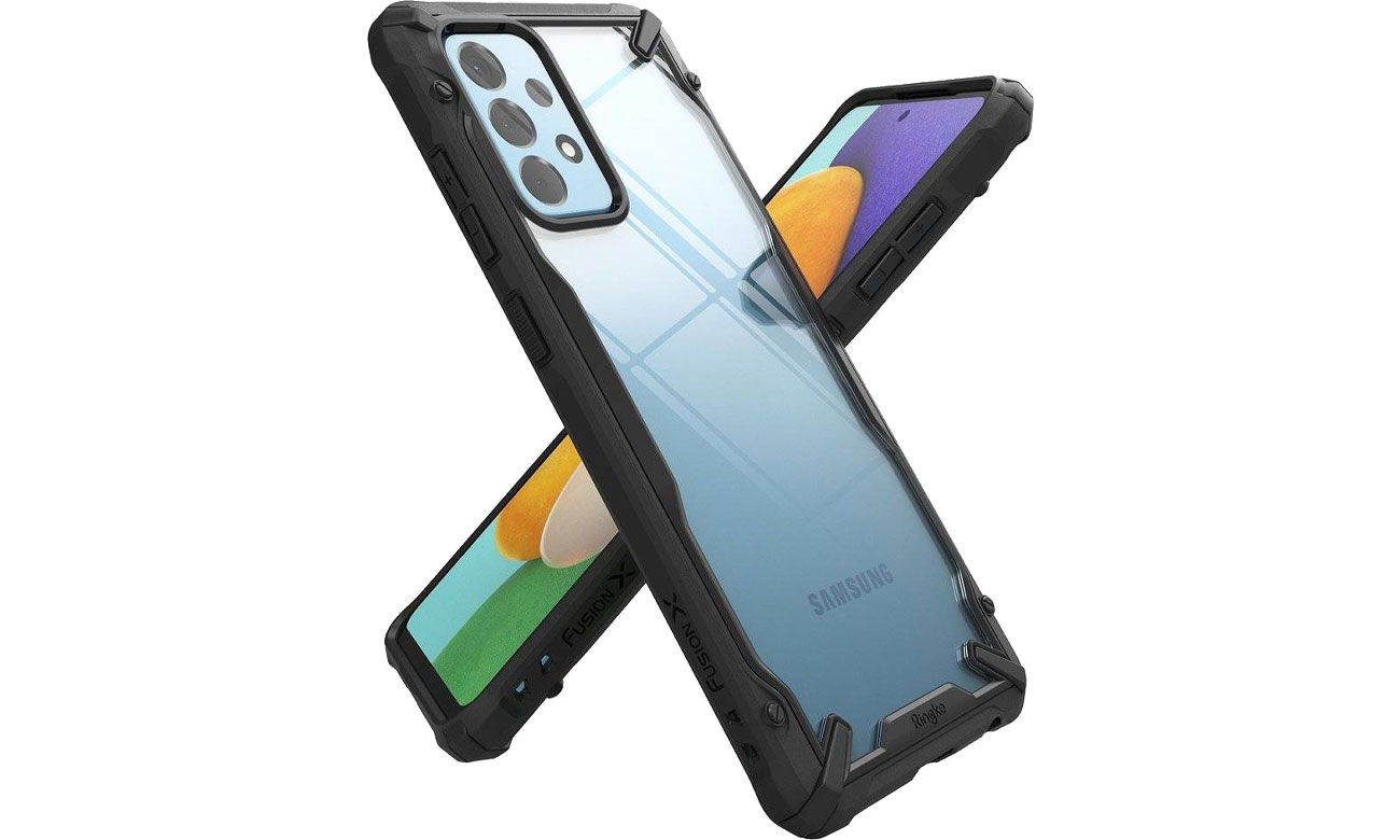 Etui Ringke Fusion X do Samsung Galaxy A52 czarny FUSG0069