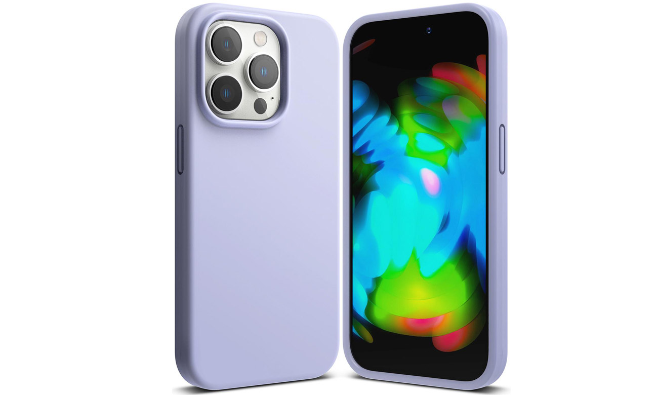 Etui Ringke Silicone do iPhone 14 Pro lavender