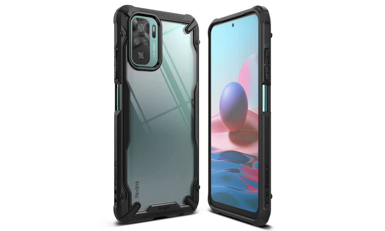 Etui Ringke Fusion X do Xiaomi Redmi Note 10/10S Czarne