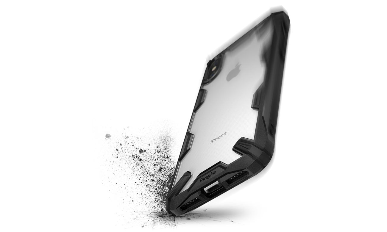 Ringke Fusion X do iPhone XS Bezpieczeństwo