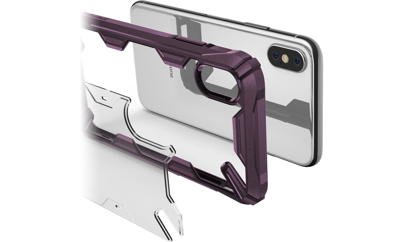 Ringke Fusion X do iPhone XS Odporny na zarysowania