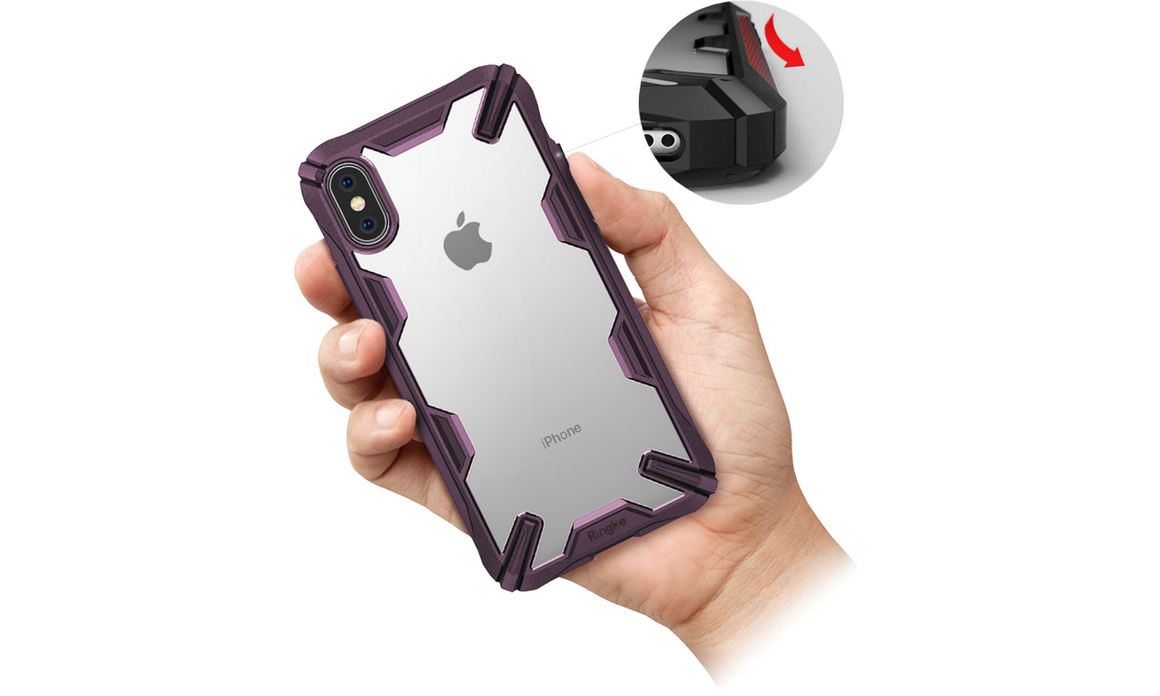 Ringke Fusion X do iPhone XS Funkcjonalność