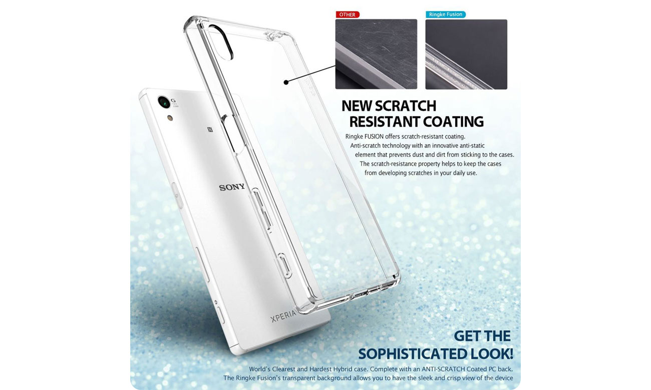 Ringke Fusion do Sony XPERIA Z5 powłoka odporna na zarysowania
