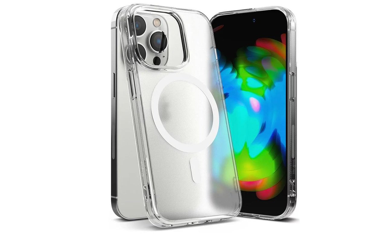 Etui Ringke Fusion Magnetic Magsafe do iPhone 14 Pro matte clear