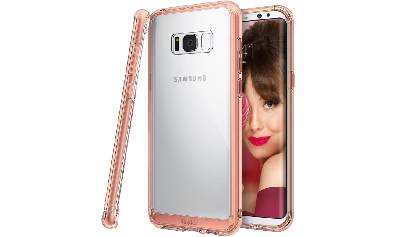 Etui Ringke Fusion do Samsung Galaxy S8 Rose Gold lekkość i ergonomia