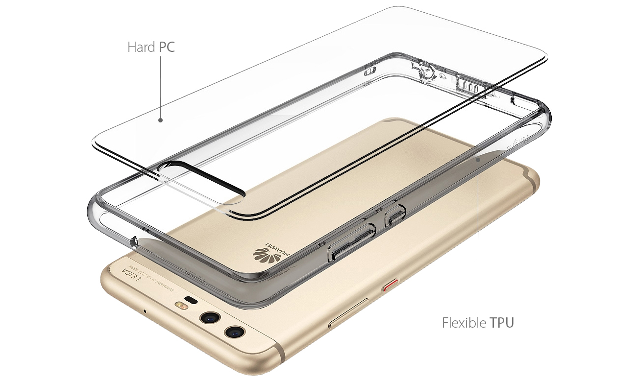 Etui Ringke Fusion do Huawei P10 Rose Gold odporny na zarysowania