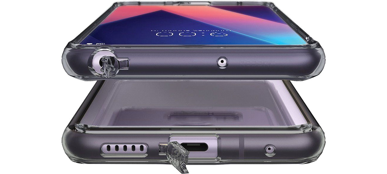 Ringke Fusion do LG V30 Elementy chroniące porty telefonu