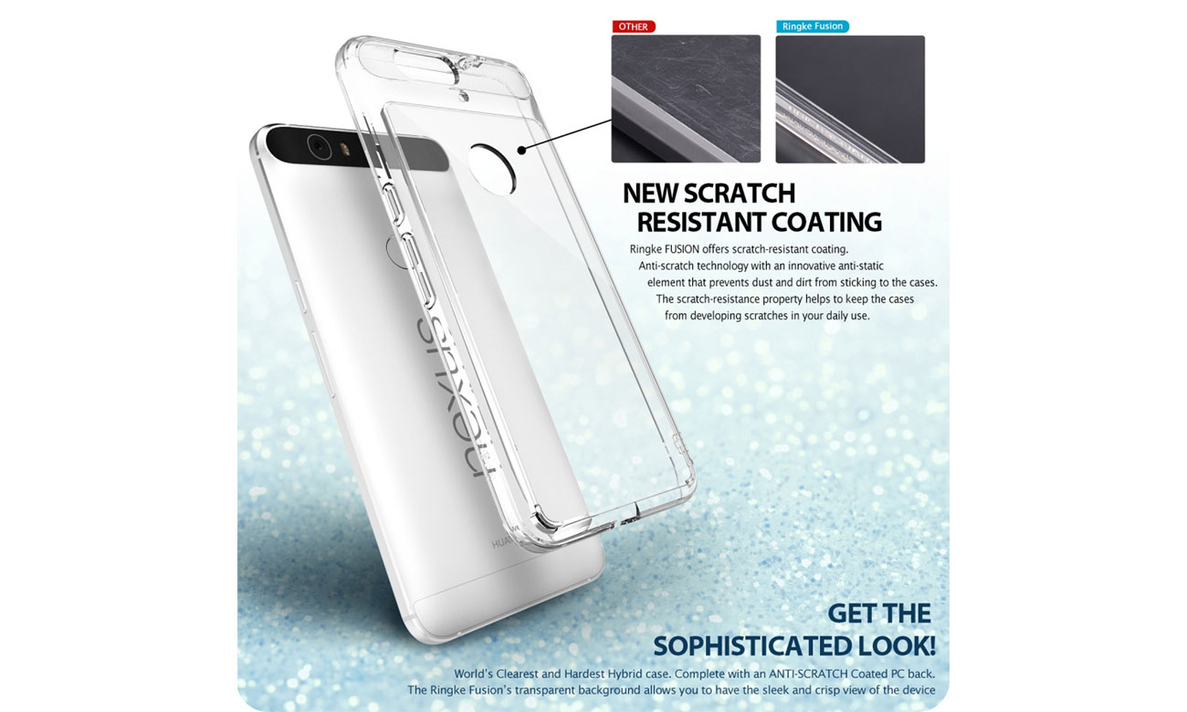Etui Ringke Nexus 6P Crystal View powłoka odporna na zarysowania