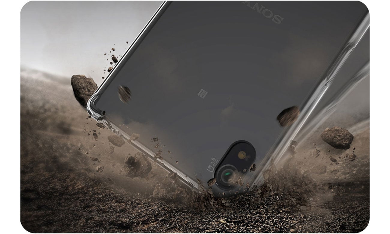 Ringke Sony XPERIA Z5 Premium Szare krawędzie wytrzymałe na wstrząsy