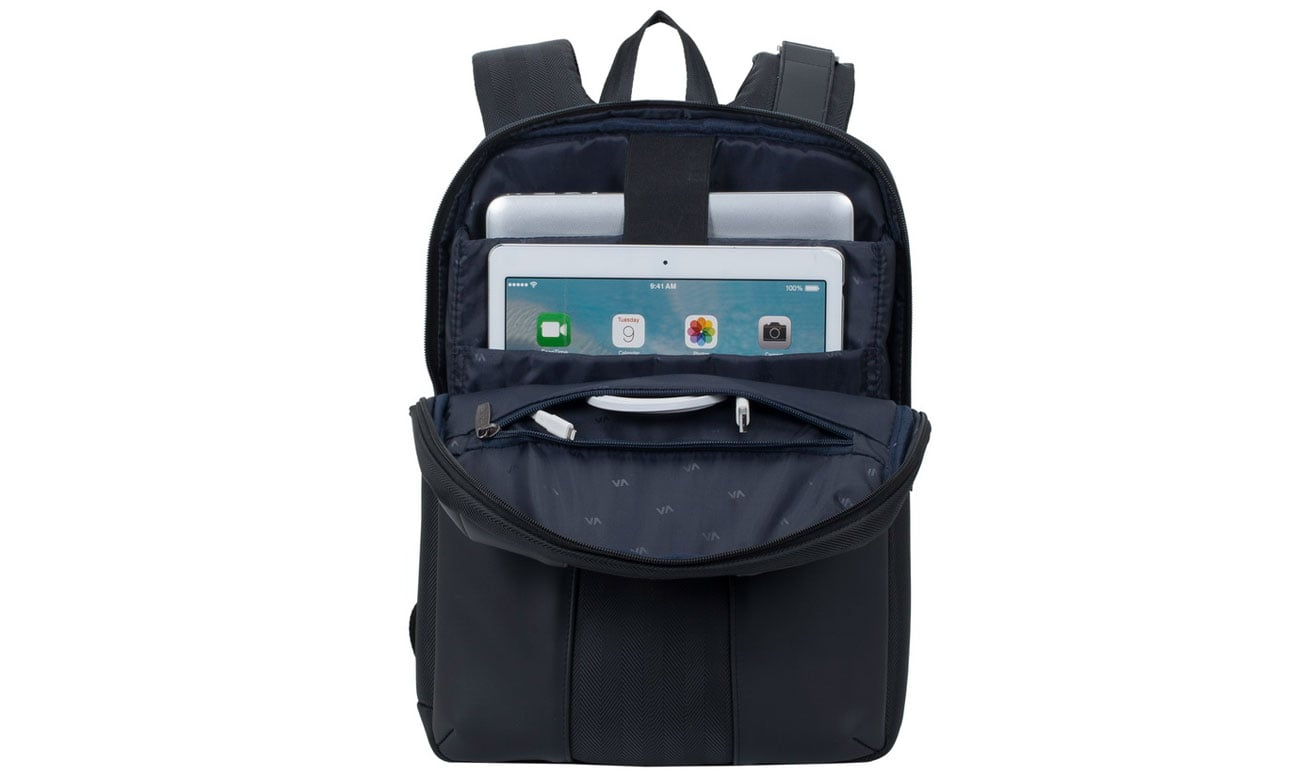 Plecak na laptopa RIVACASE Narita wnętrze
