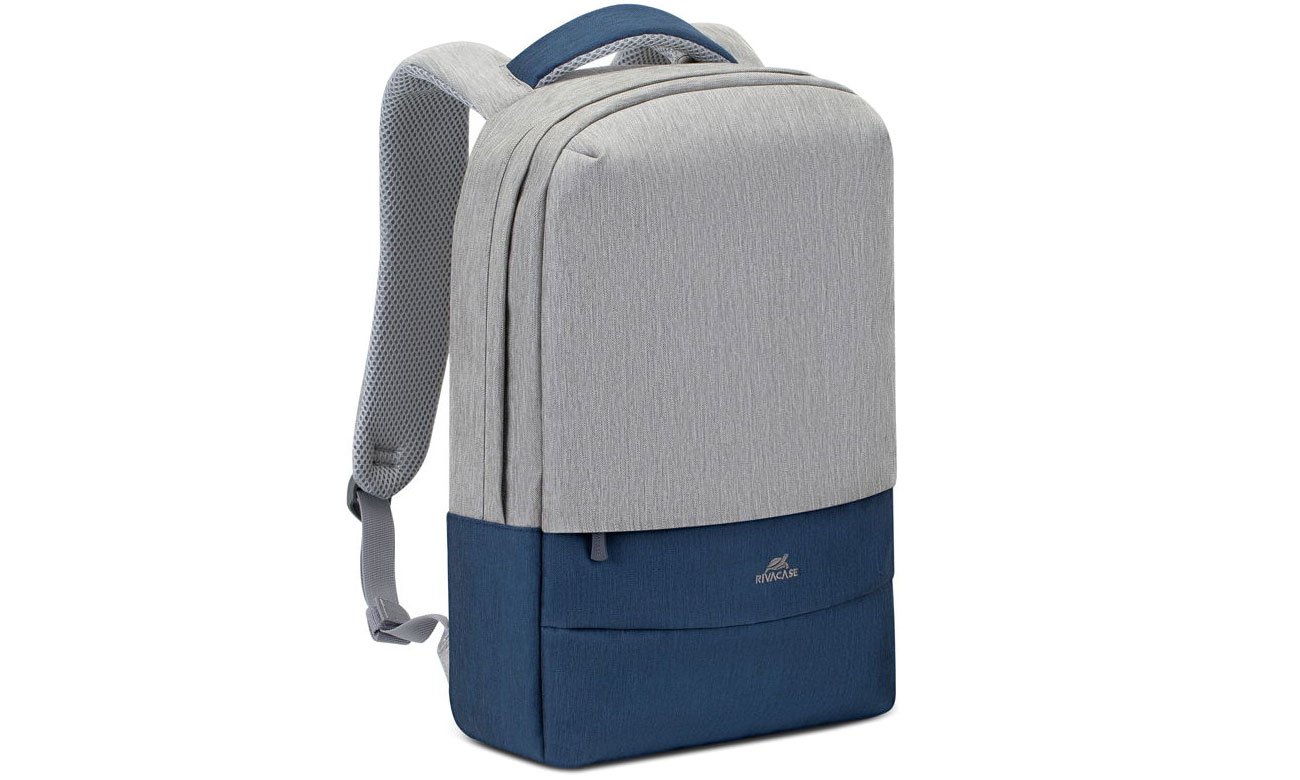 RIVACASE Prater 7562 15,6 grau-dunkelblau Laptop-Rucksack