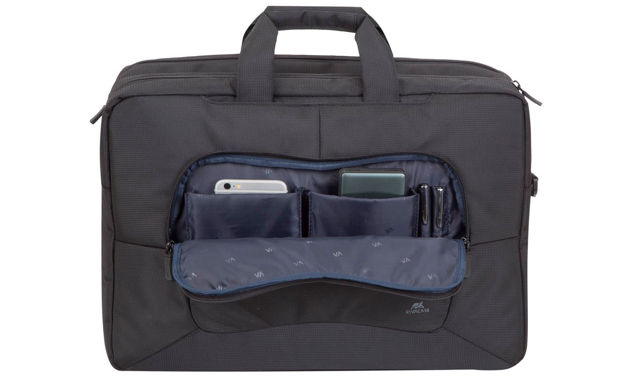 RIVACASE Tegel 8455 17.3 czarny organizer
