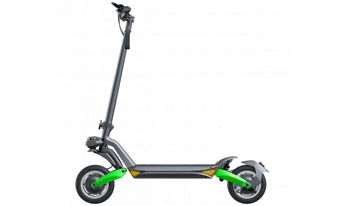 Hulajnoga elektryczna Ruptor R6 Zielona - Widok lewego boku