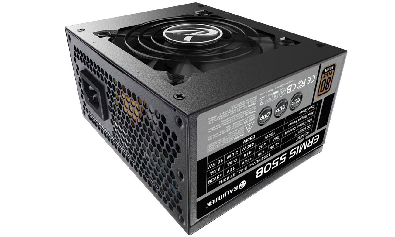 Zasilacz do komputera Raijintek Ermis 550W