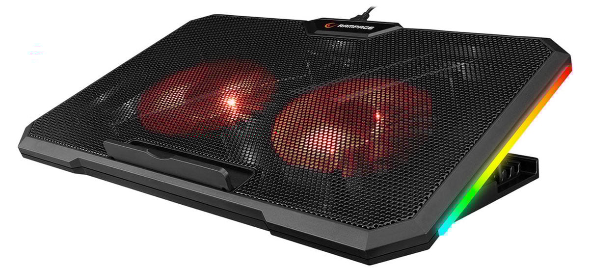 Podstawka chłodząca pod laptop Rampage Claw 5-17 RGB