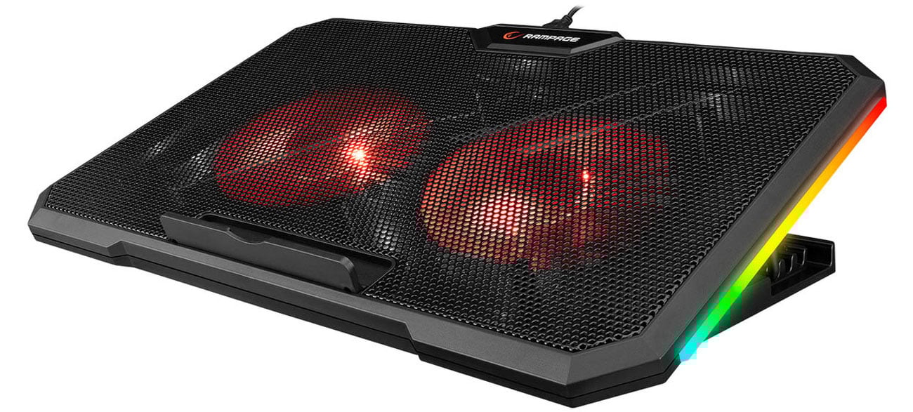Podstawka chłodząca pod laptop Rampage Claw 5-17 RGB