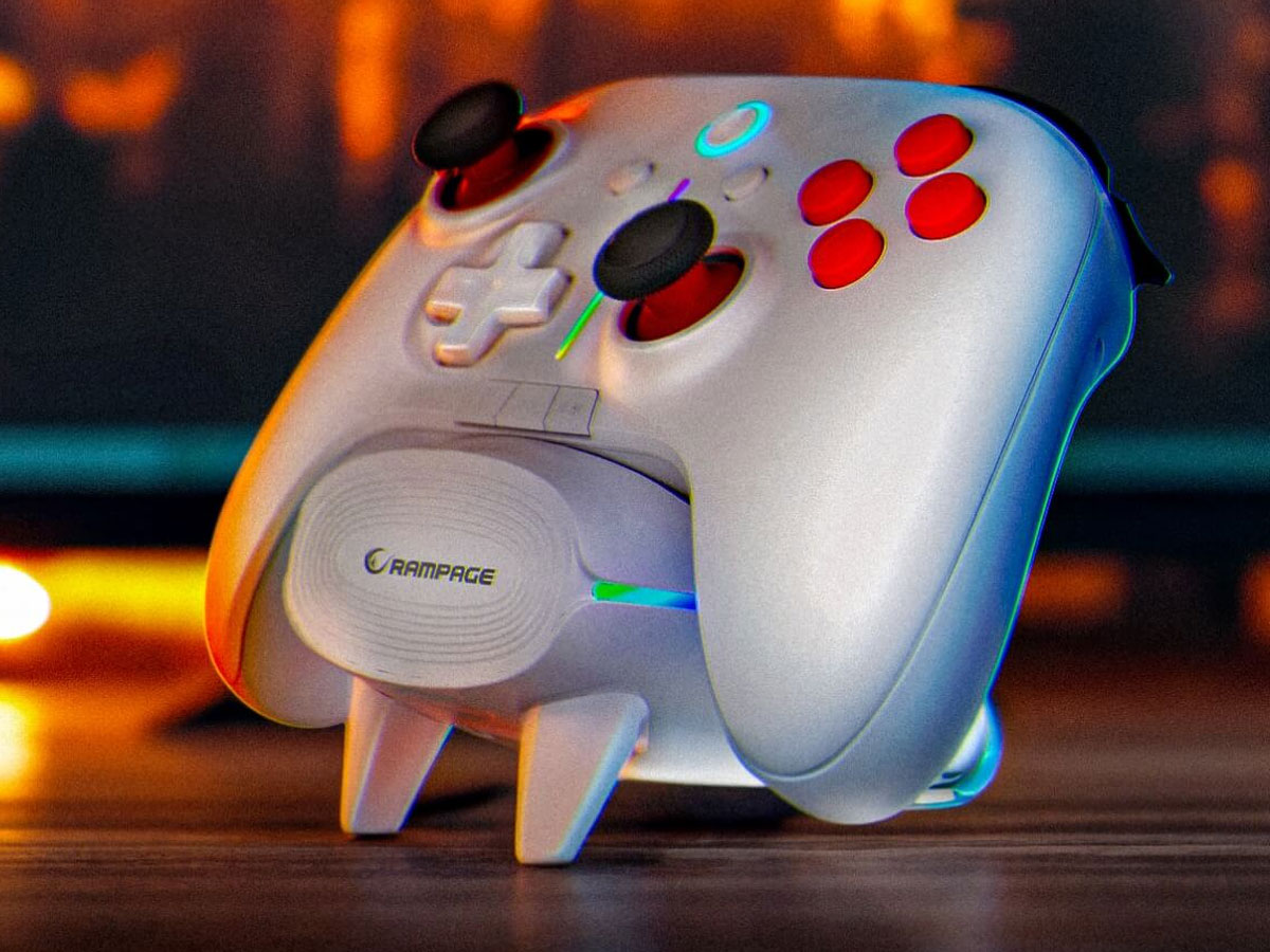 Kontroler Rampage Hydra Pro Wireless White - Grafika lifestyle